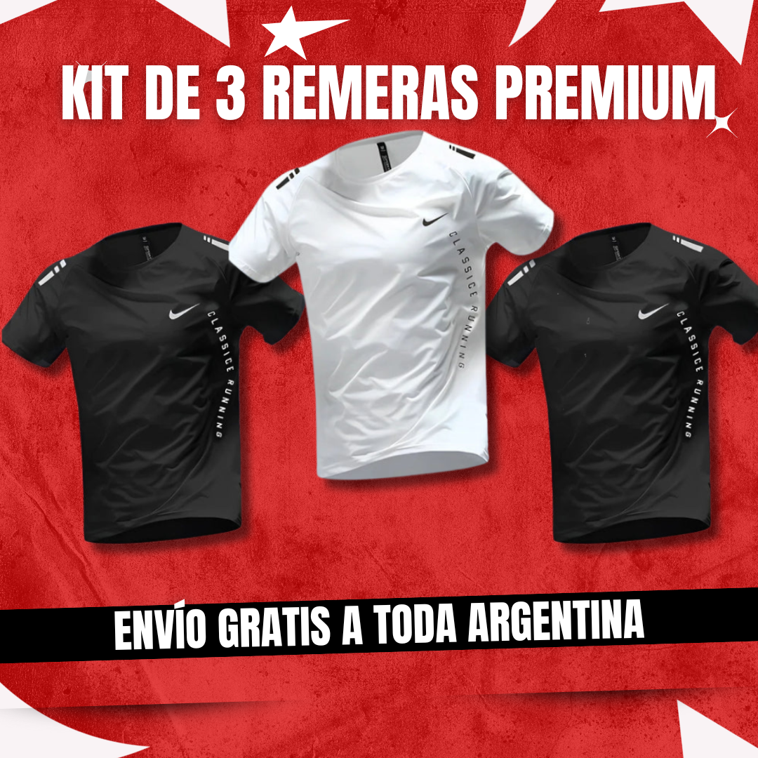 PROMO: 3 Remeras Tech DryFit