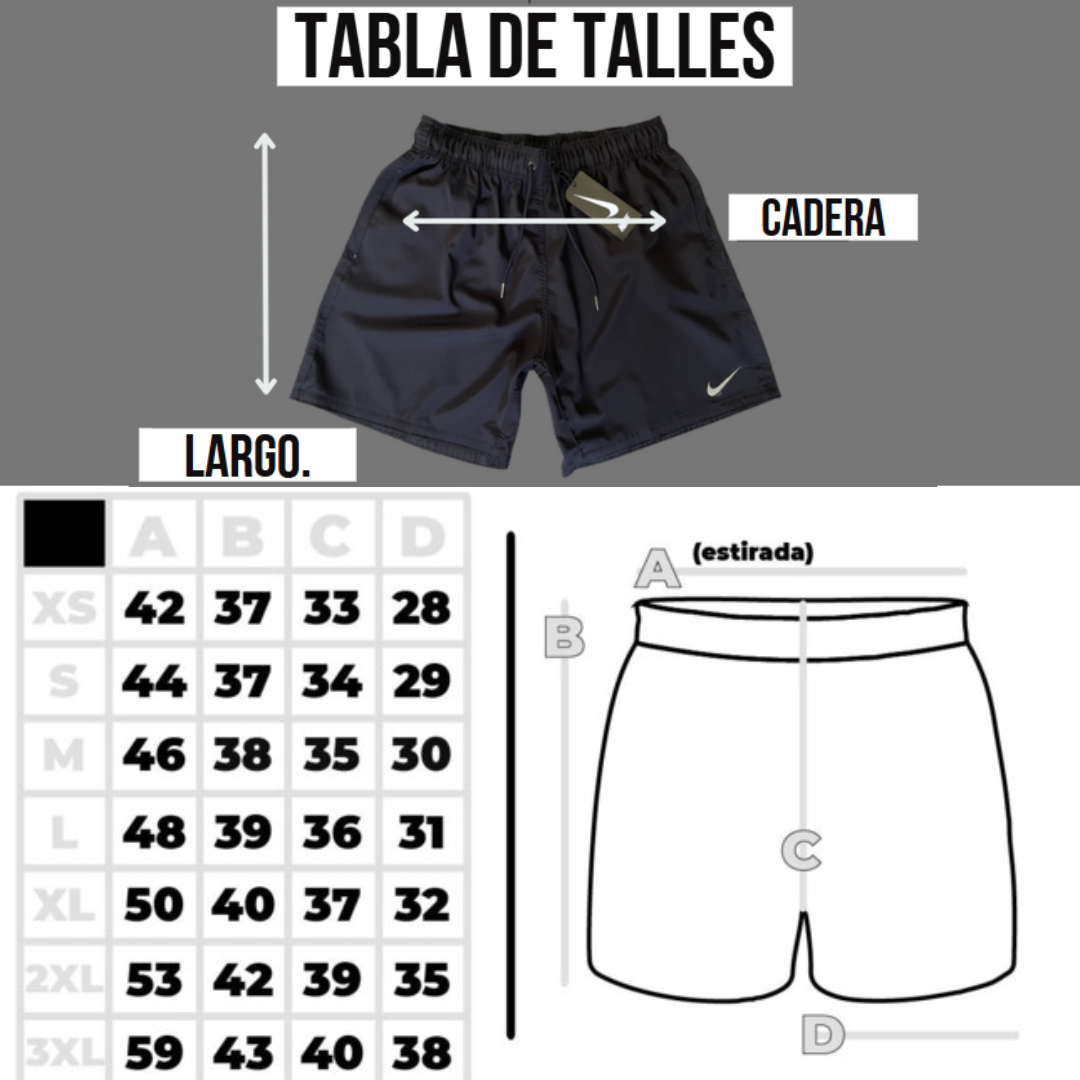 KIT PROMOCIONAL 5 SHORTS ELÁSTICOS PREMIUM.